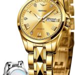 OUPINKE Swiss Brand Women Watch Automaitc Slef Winding Mechanical Fashion Bracelet Set Sapphire Crystal Dress Waterproof Ladies Wrist Watch